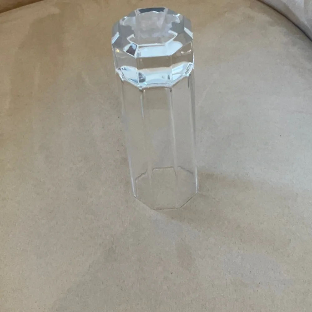 VERSACE ROSENTHAL GLASS, 5.5”h, 2” wide
